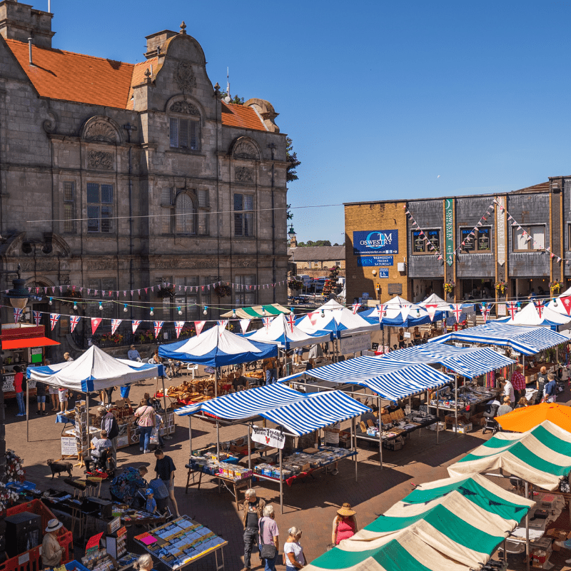 Oswestry summer market